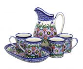 Set for beverages - Polish pottery