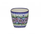 Cover for a flower pot - Polish pottery