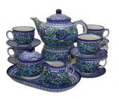 Coffee,Tea set large - Polish pottery