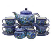 Coffee,Tea set large - Polish pottery