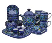 Set for breakfast - Polish pottery