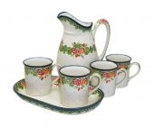 Set for beverages - Polish pottery