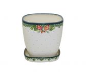 Flower pot - Polish pottery