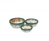 A set of bowls - Polish pottery