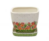 Flower pot - Polish pottery