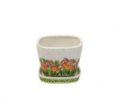 Flower pot - Polish pottery