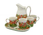 Set for beverages - Polish pottery