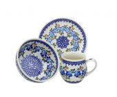 Set for breakfast - Polish pottery