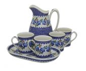 Set for beverages - Polish pottery