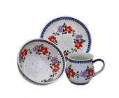 Set for breakfast - Polish pottery