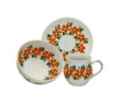 Set for breakfast - Polish pottery
