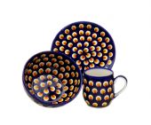 Set for breakfast - Polish pottery