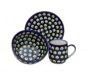 Set for breakfast - Polish pottery