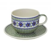 _en[Filiżanka jumbo + spodek] - Polish pottery