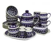 Set for breakfast - Polish pottery