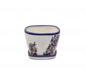 Medium flower pot - Polish pottery