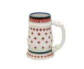 Beer mug - Polish pottery
