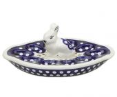 Plate for eggs - Polish pottery