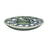 Plate for eggs - Polish pottery