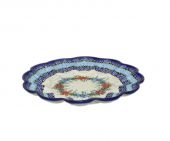 Plate for eggs - Polish pottery