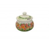 Sugar bowl - Polish pottery