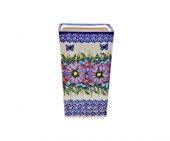 Cover for a flower pot - Polish pottery