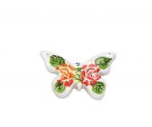 butterfly with magnet - Polish pottery