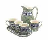 Set for beverages - Polish pottery