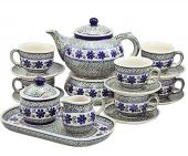 Coffee,Tea set large - Polish pottery