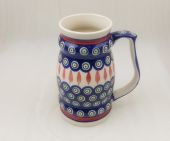 Beer mug - Polish pottery